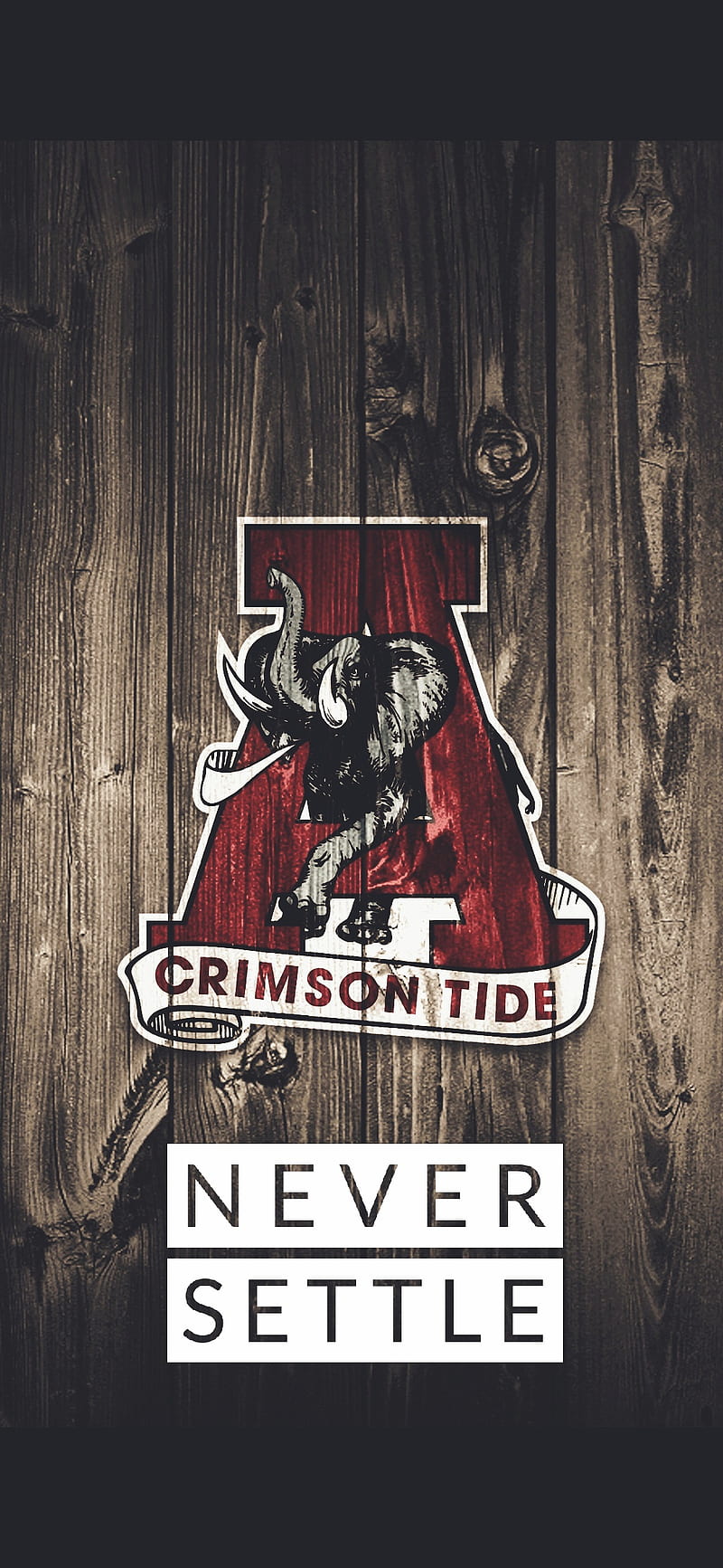 OnePlus Alabama, never settle, tide, college, football, crimson tide, roll tide, HD phone wallpaper