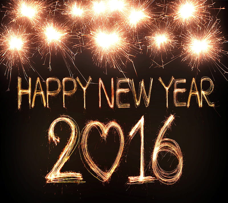 happy new year, 2016, happy-new-year, HD wallpaper