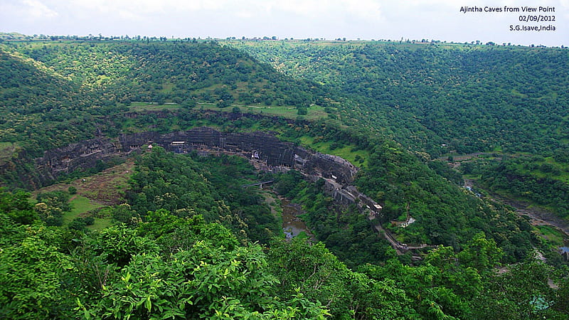 Ajintha Caves, ajanta, ellora, maharashtra, buddhists caves, HD wallpaper