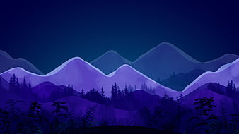 3840x2160 Minimal Mountains 4K Wallpaper