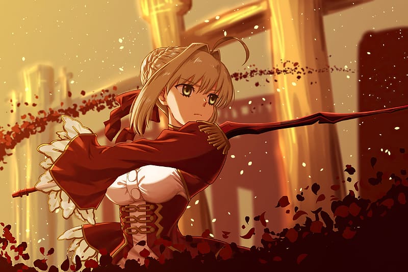 Anime, Saber (Fate Series), Fate/extra, Nero Claudius, Fate Series, HD wallpaper