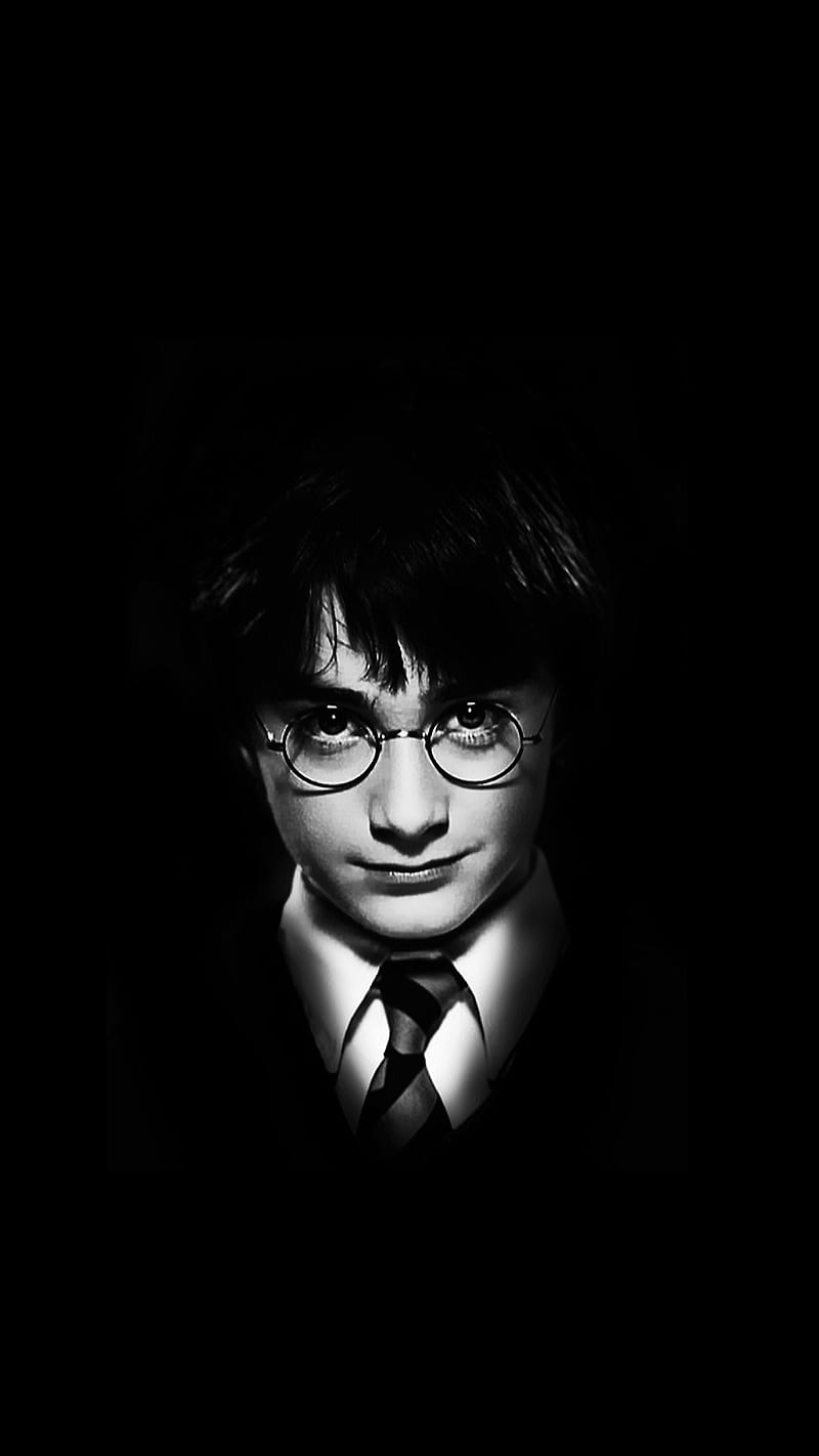 Harry Potter, black and white, bw, film, harry, harry poter magic, movie,  HD phone wallpaper | Peakpx