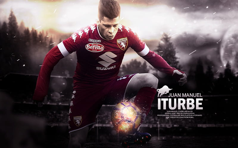 Juan Manuel Iturbe, Torino FC, Football, Italy, Seria A, HD wallpaper