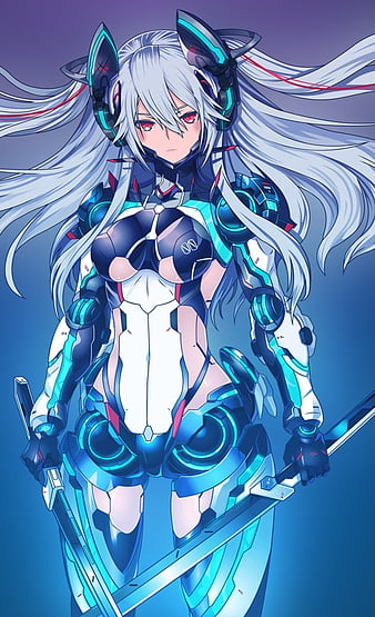 Android Mecha Anime Girl Mobile Phone Backgrounds, anime feminino android  Papel de parede de celular HD