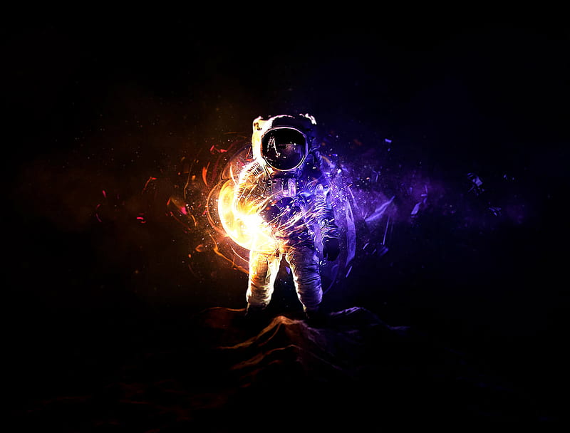 Scifi Astronaut , artist, scifi, astronaut, HD wallpaper