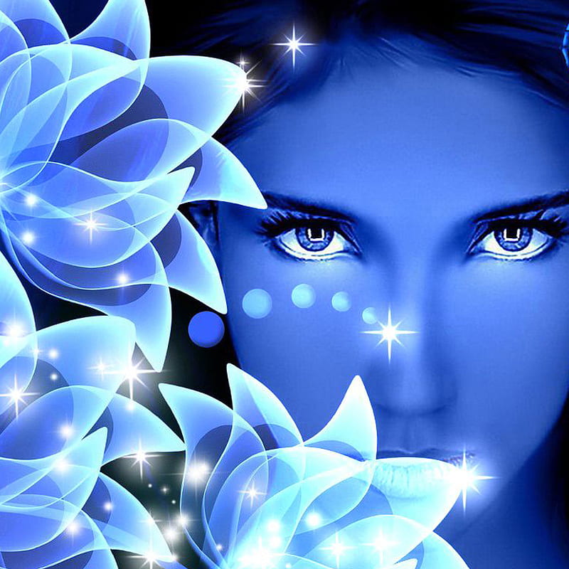 Blue Eyes Rhapsody, blue, eyes, HD phone wallpaper
