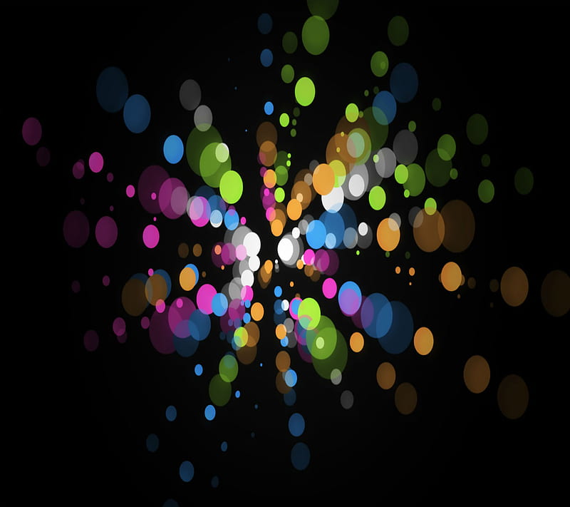 Color Dots, 2014, 3d, colorful, cool, effect, new, nice, view, visual, HD wallpaper
