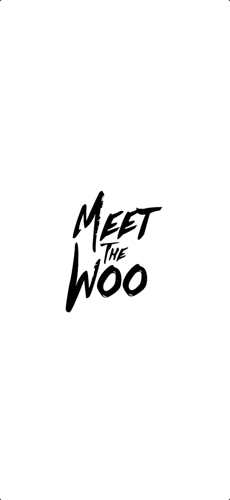 Meet The Woo Logo, meet the woo, pop smoke, sftsaftm, the woo, HD phone wallpaper