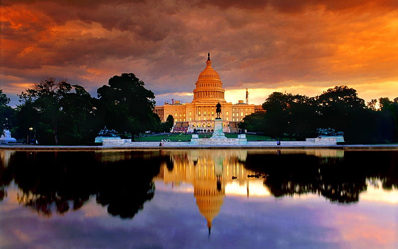 Washington-Capitol, HD wallpaper
