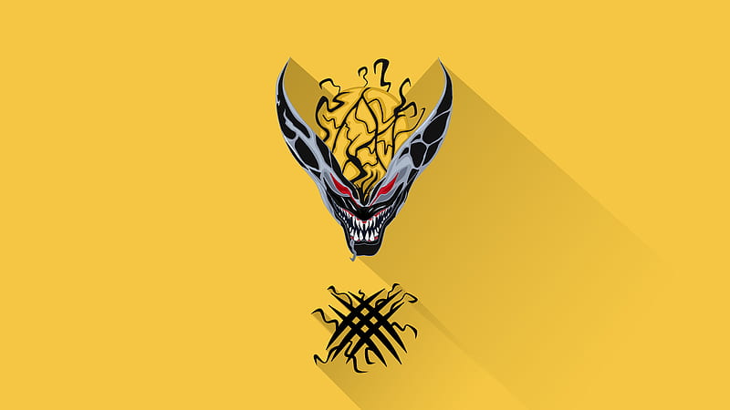 Wolverine Venom, art, marvel, vector, xmen, HD wallpaper