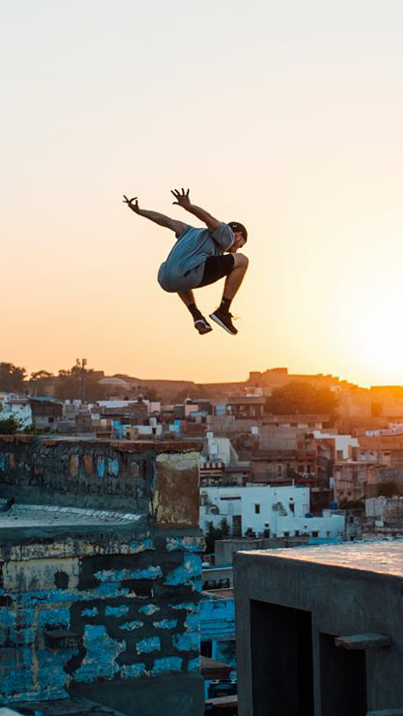 Wallpaper Parkour - PIXERS.HK