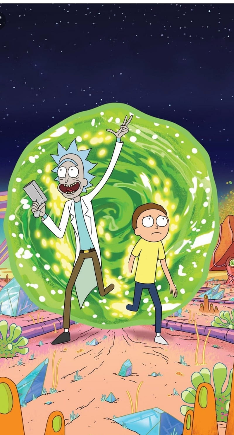 Rick and Morty , adventure, cartoon, HD phone wallpaper