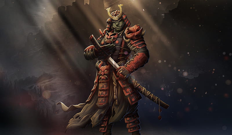 Samurai Warrior Art, HD wallpaper