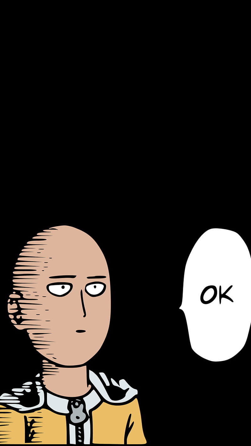 1242x2688 One, one punch man android HD phone wallpaper