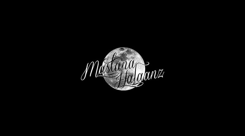 Mastana Halanz, shina, space, rio hunzai, altit, moon, pakistan, texture, text, logo design, gilgit, hop work, black, hunza, baltit, brushki, HD wallpaper