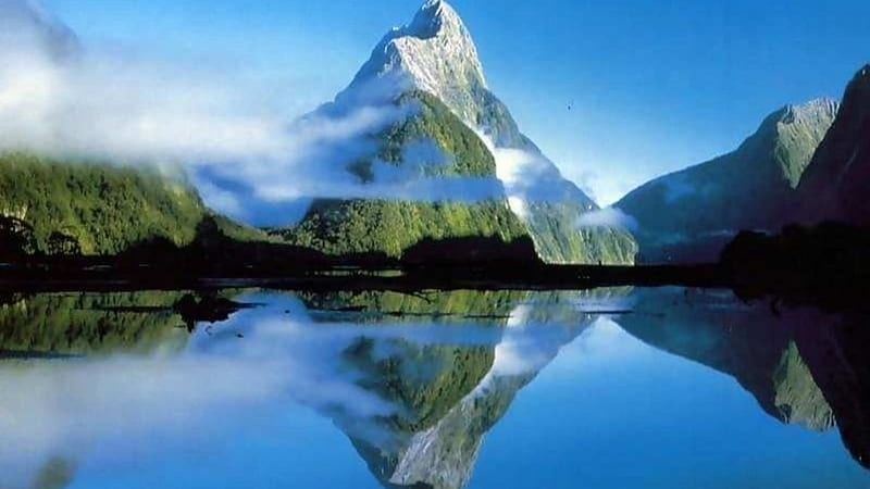 Volcano lake, Volcano, Mountain, Mountain lake, Nature, Reflection, Untouched, Green, Lake, Blue, HD wallpaper