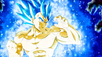 Desenho: Vegeta Super Saiyajin Blue Full Power