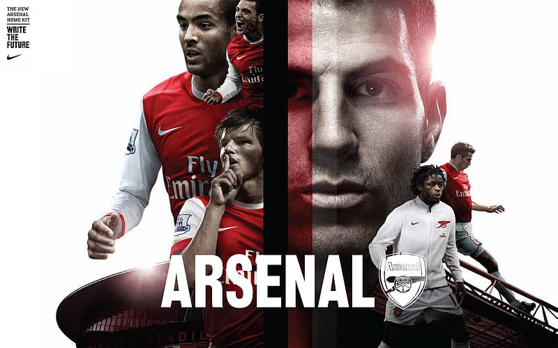 Arsenal home kit 2010-11, HD wallpaper