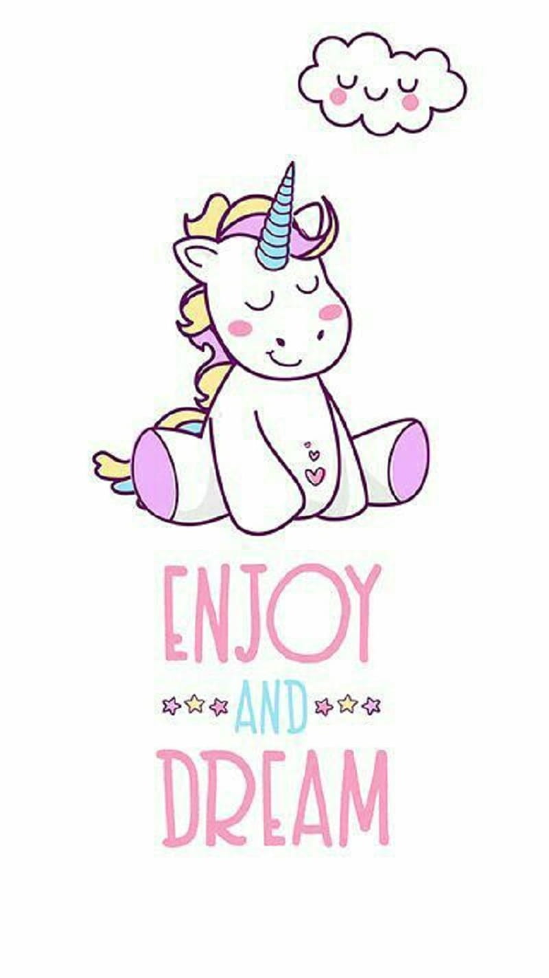 Cute Unincorn, animal, unicorn, HD phone wallpaper