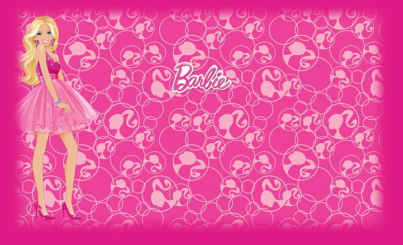 Barbie Girl, Pink, Doll, Toy, Blonde, Girl, Barbie, Character, Mattel, HD wallpaper