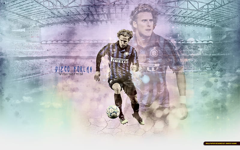 Soccer, Diego Forlán, Inter Milan, HD wallpaper | Peakpx