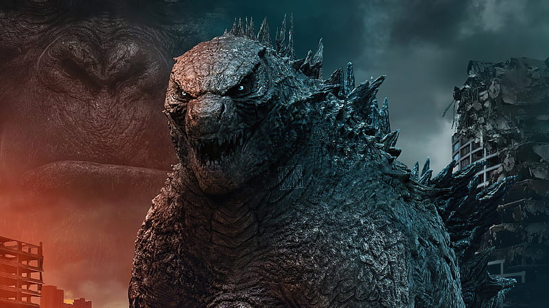 Godzilla Vs Kong King Characters Fan Poster, HD wallpaper