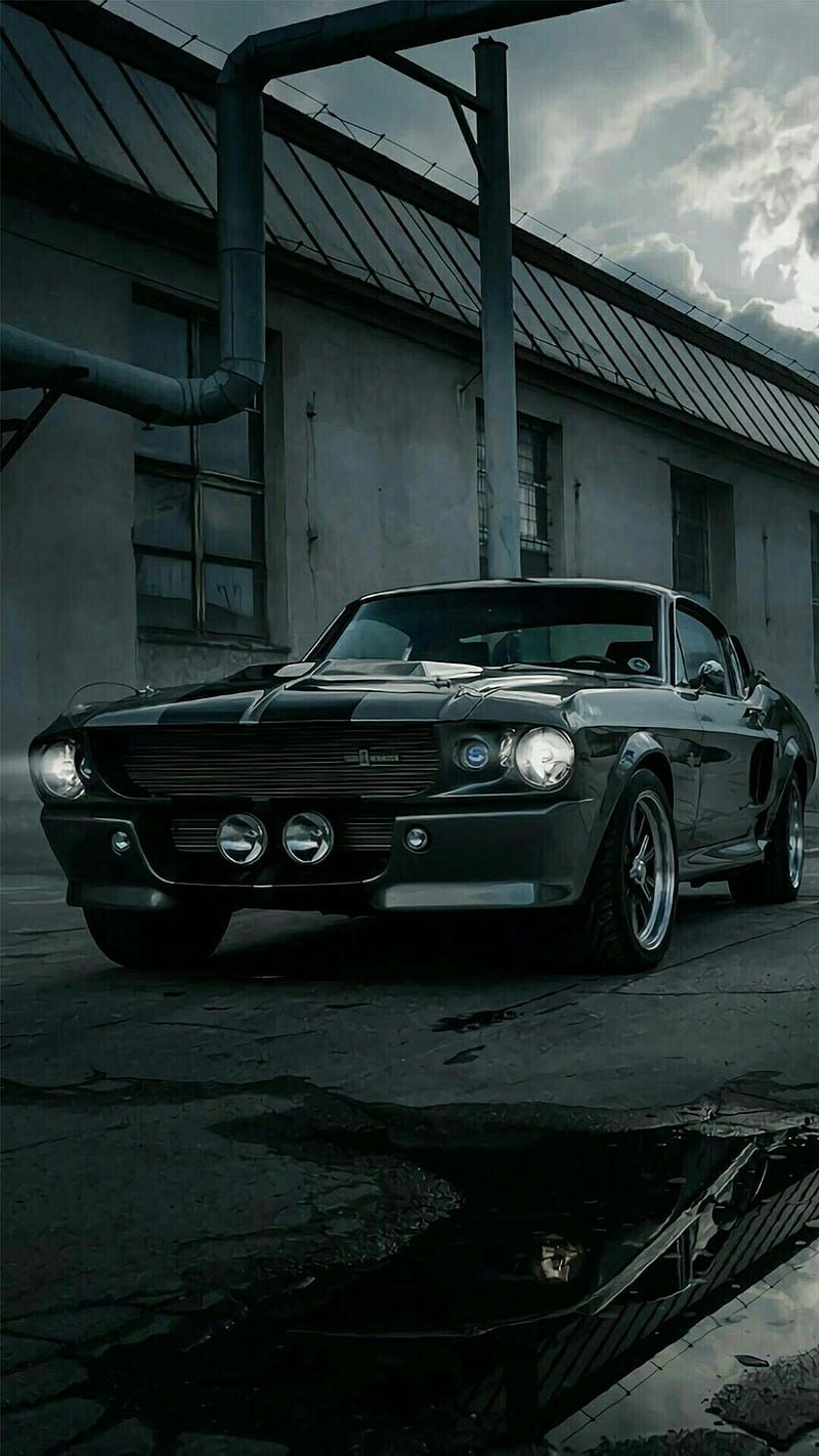 Download Ford Mustang Vintage Sports Car Wallpaper | Wallpapers.com