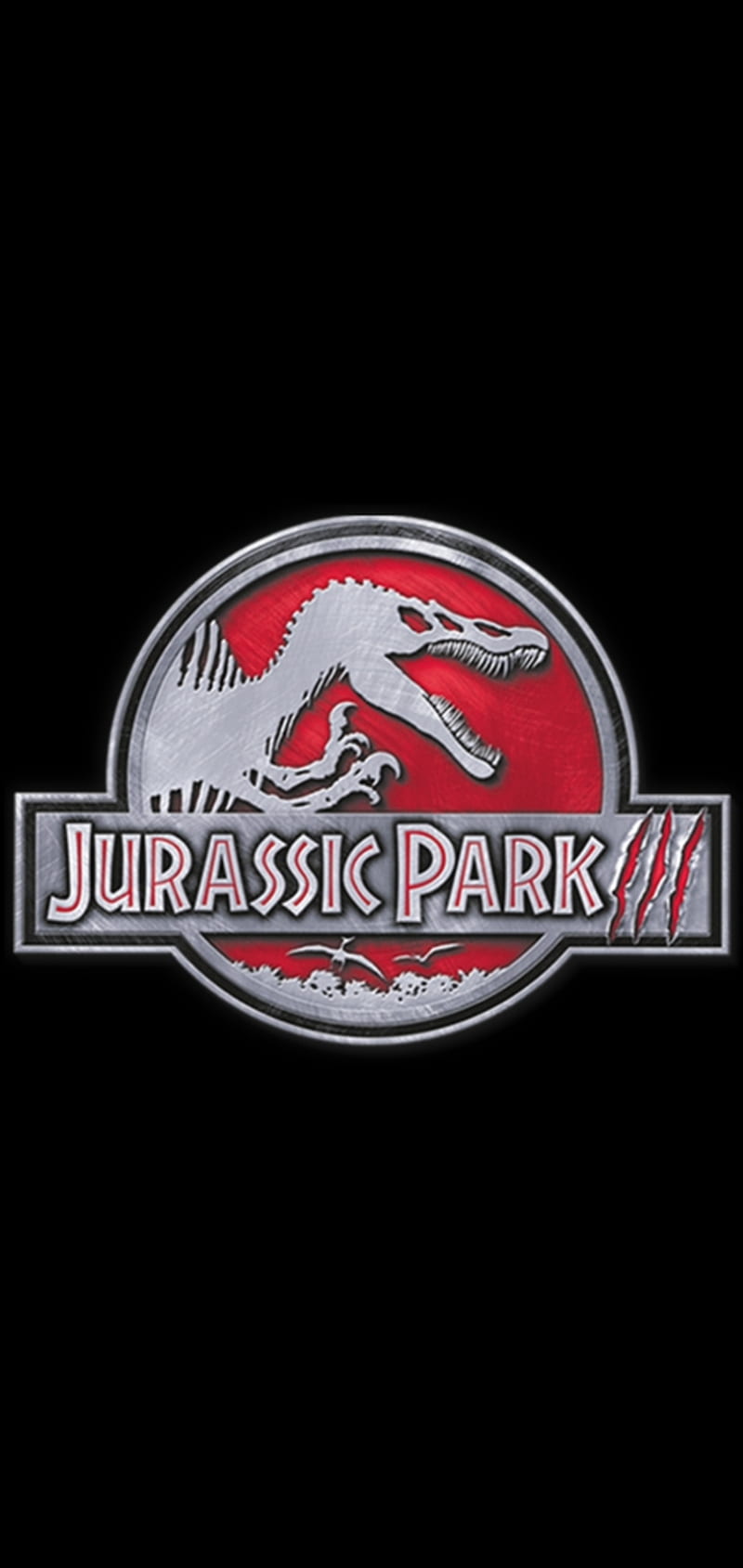Jurassic Park III, dinosaur, jurassic park, jurassic park 3, logo, HD phone wallpaper