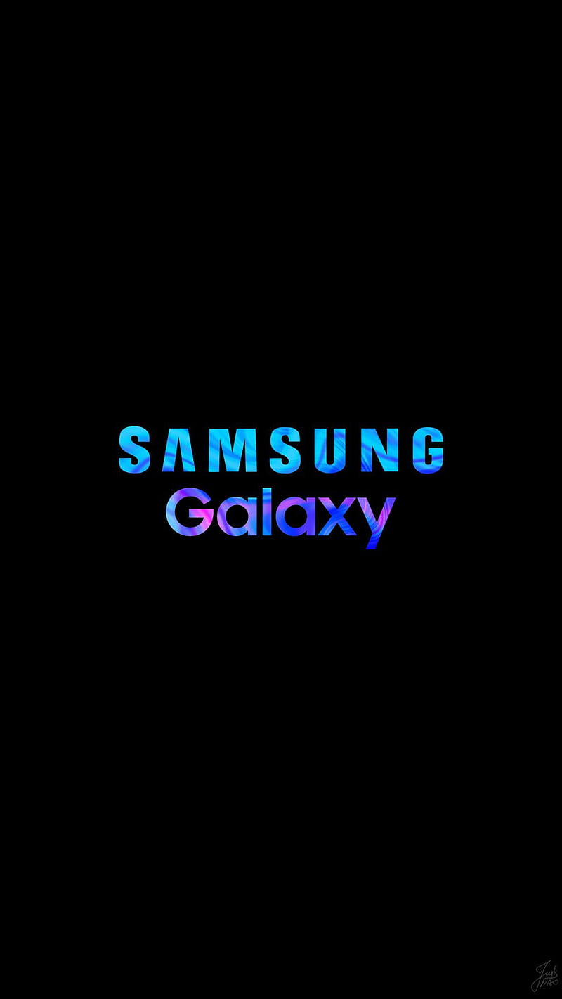 Samsung Galaxy , black, phone, logo, simple, super, touch, HD phone wallpaper