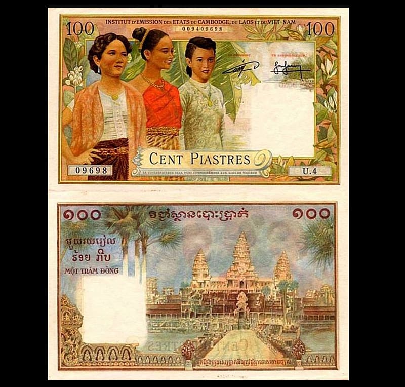 Indochina banknote, Ephemera, Notaphily, Indochine, Banknote, HD wallpaper