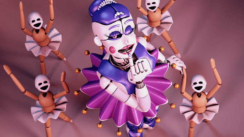 Ballora With Group Foxy Five Nights at Freddy's Sister Location FNAF, HD wallpaper