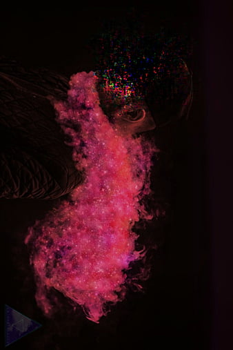 Download IPhone Pink Aesthetic Smoke Wallpaper | Wallpapers.com