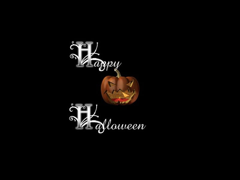 Simple Halloween, halloween, pumpkin, hallow, all hallows eve, happy, HD wallpaper