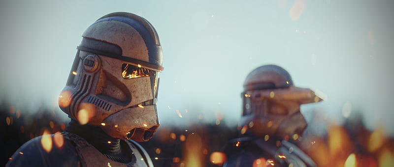 Clone Trooper and Background, Clone Trooper Star Wars, HD wallpaper