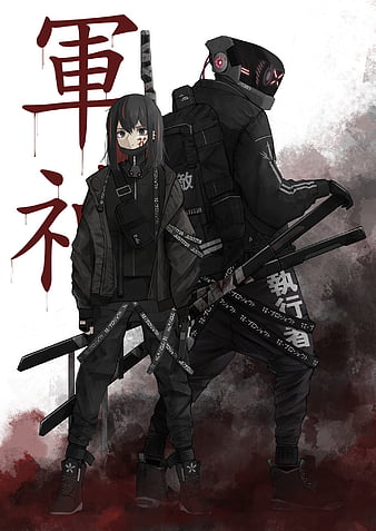 anime key visual of a young female swat officer | Stable Diffusion