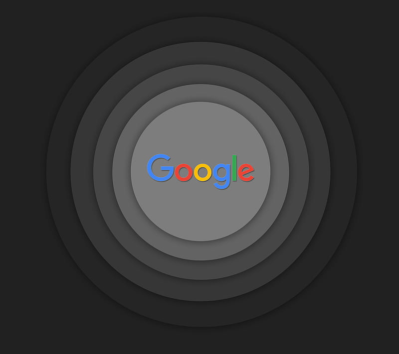 New Google Logo Dark, dark, google, gray, logo, material, new, HD wallpaper