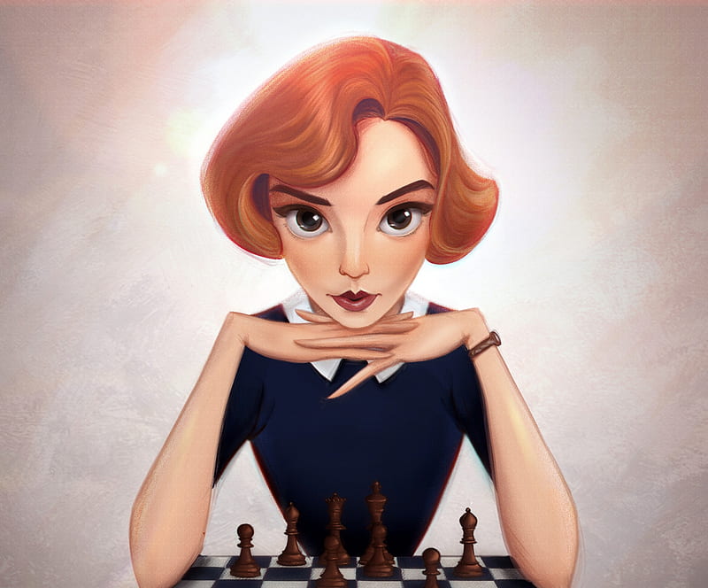 Gambito de Dama/ the Queen's Gambit wallpaper  The queen's gambit, Queen's  gambit, Anya joy