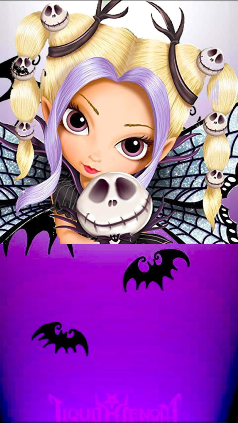nbc girl, bats, before, christmas, halloween, horror, nightmare, spiders, HD phone wallpaper
