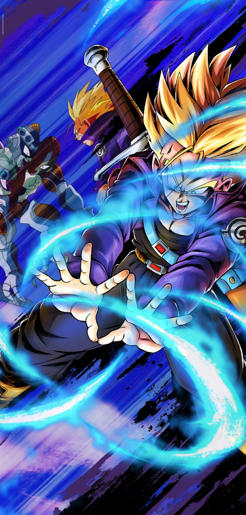 Trunks ssj2/blue  Anime dragon ball super, Dragon ball gt, Dragon ball  wallpapers