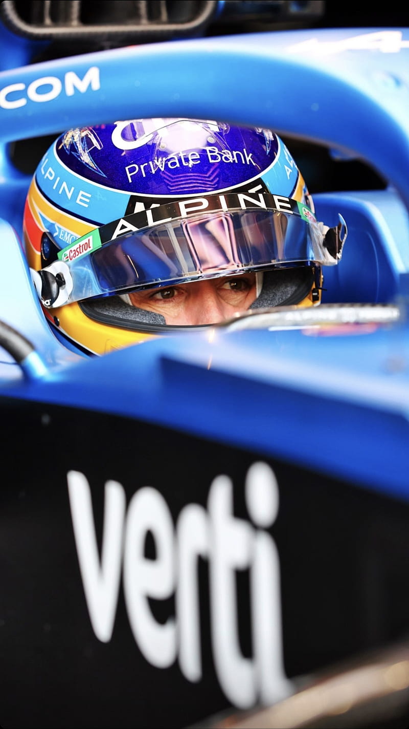 Fernando Alonso, alpine, alpine f1, f1, formula 1, formula one, formula 1, HD phone wallpaper