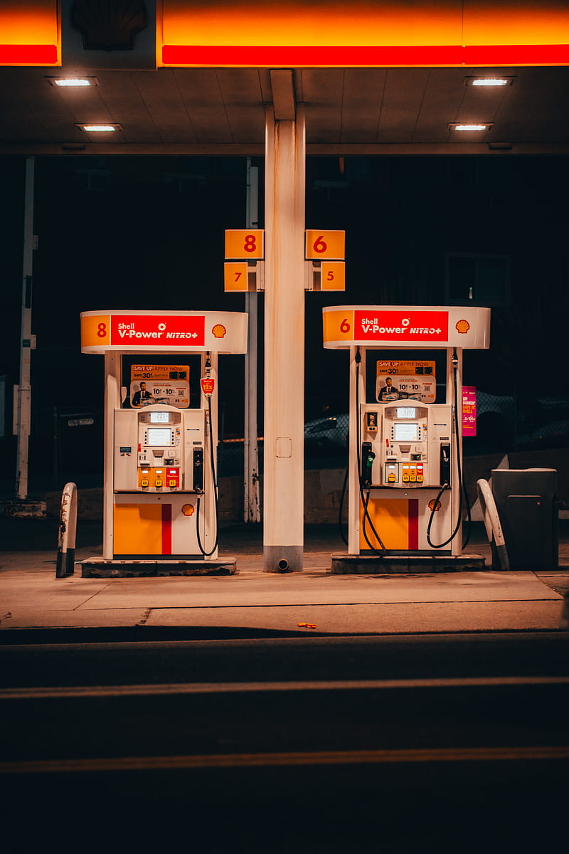 white and red gas pump, HD phone wallpaper
