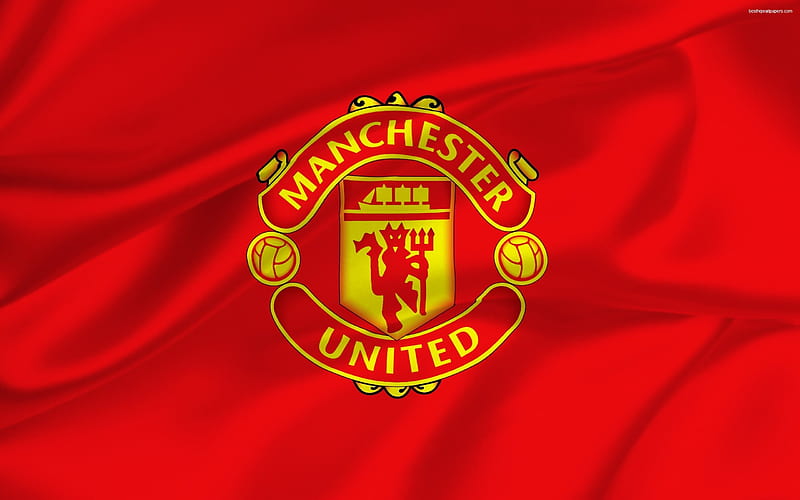 Manchester United FC, Soccer, England, MU, Premier League, Man Utd, emblem, MU logo, HD wallpaper