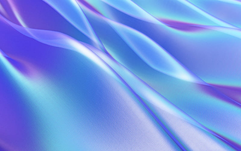 blue waves, 3d wave, abstract blue background, art, creative backgrounds, neon stream, HD wallpaper