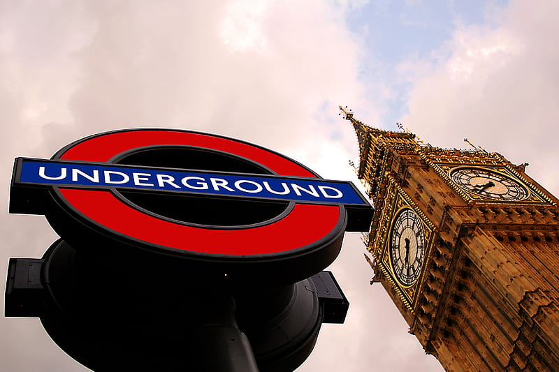 London England, england, london, underground, gb, house of parlament, HD wallpaper