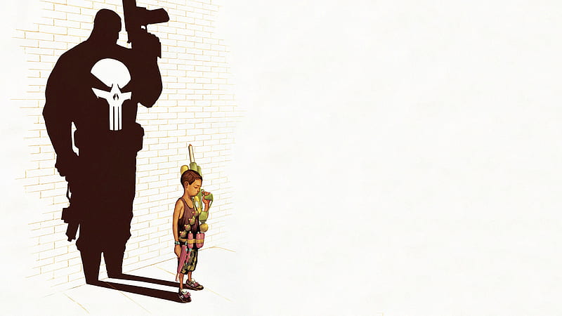 Punisher Little Kid Art, the-punisher, punisher, tv-shows, artwork, artist, digital-art, HD wallpaper
