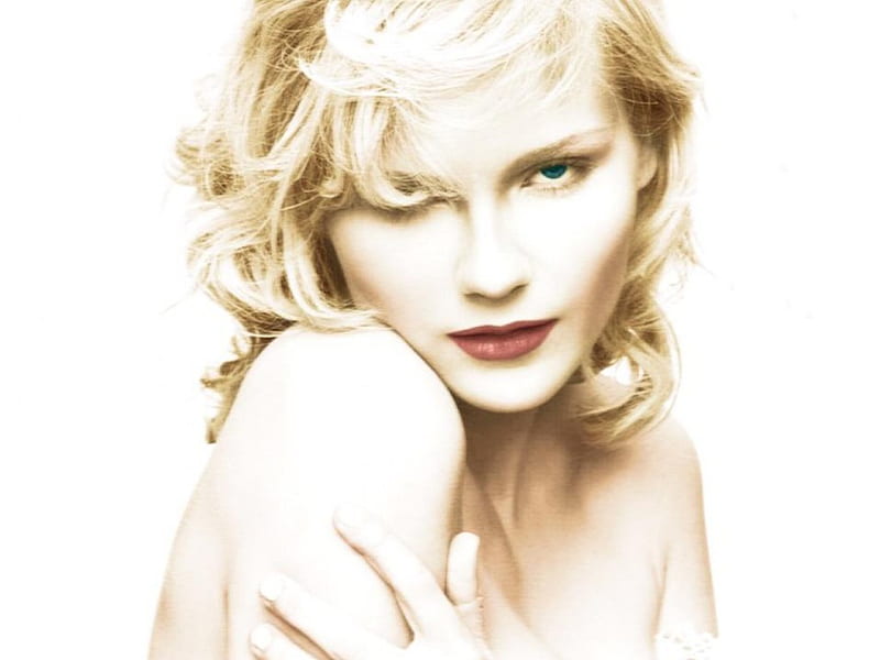 Kirsten Dunst, model, actress, people, celebrities, hot, face, light, HD wallpaper