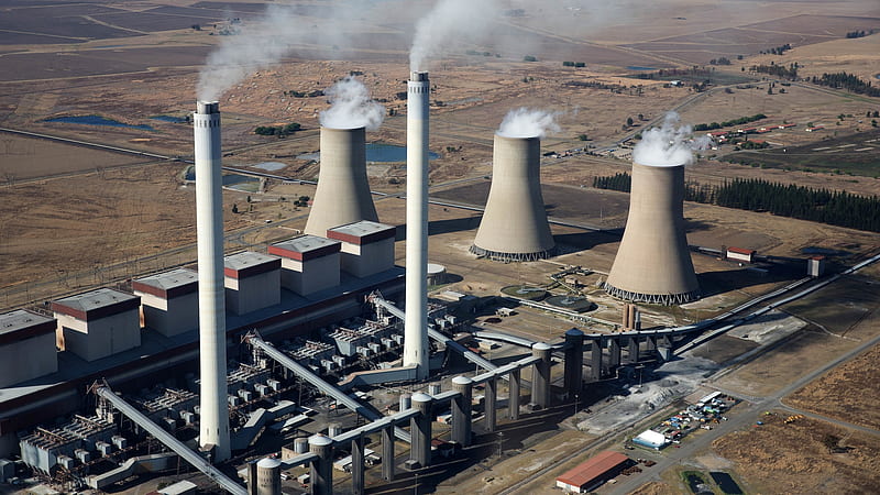 Thabametsi Coal-fired Power Plant, Power, Coal-fired, Building, Thabametsi, Plant, Industrial, HD wallpaper