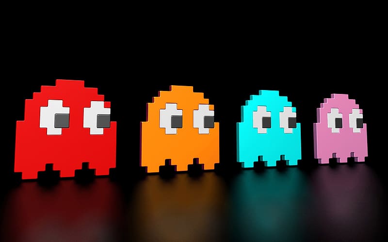 Pac Man, Video Game, HD wallpaper