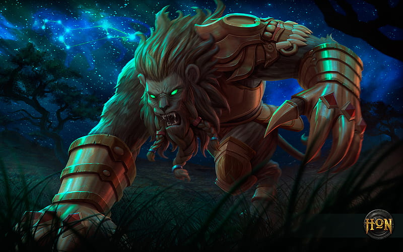 Leo The Lion, MOBA, 2018 games, Heroes Of Newerth, HD wallpaper