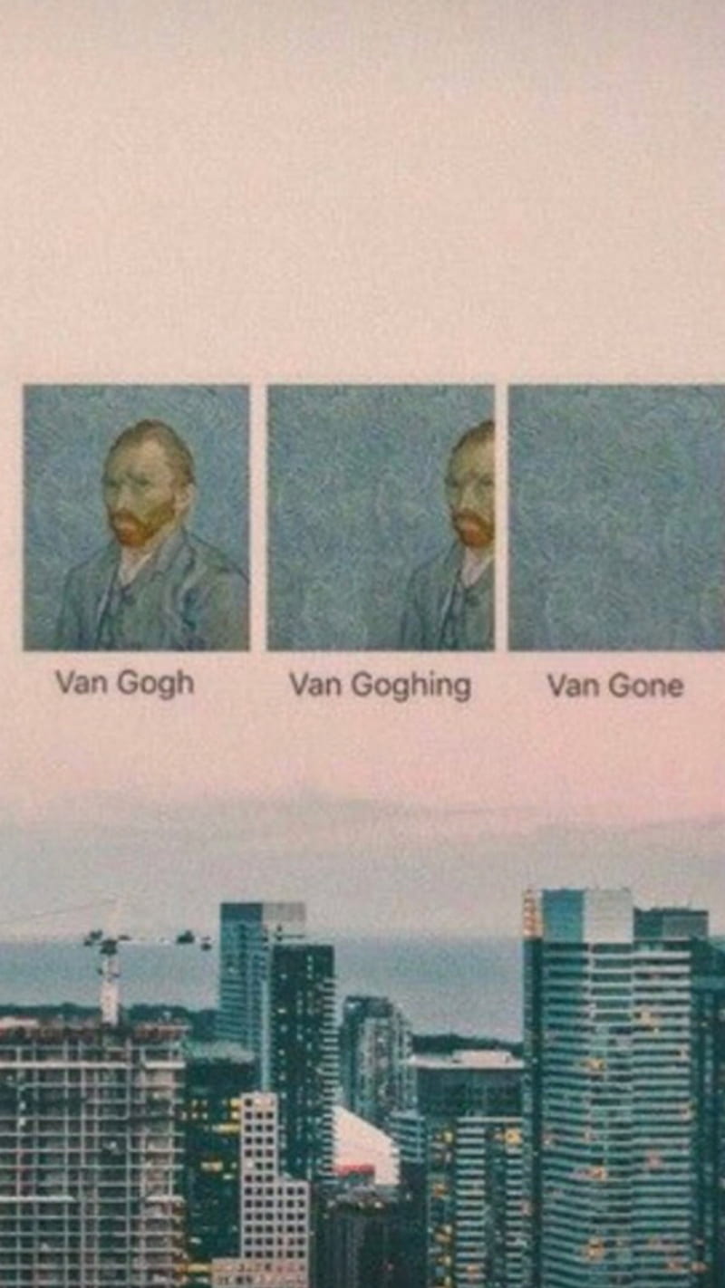 Van Gogh stages, aesthetic, art, new york, split, van gogh, HD phone wallpaper